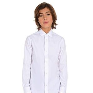 Calvin Klein Boys' Long Sleeve Dress Shirt 14